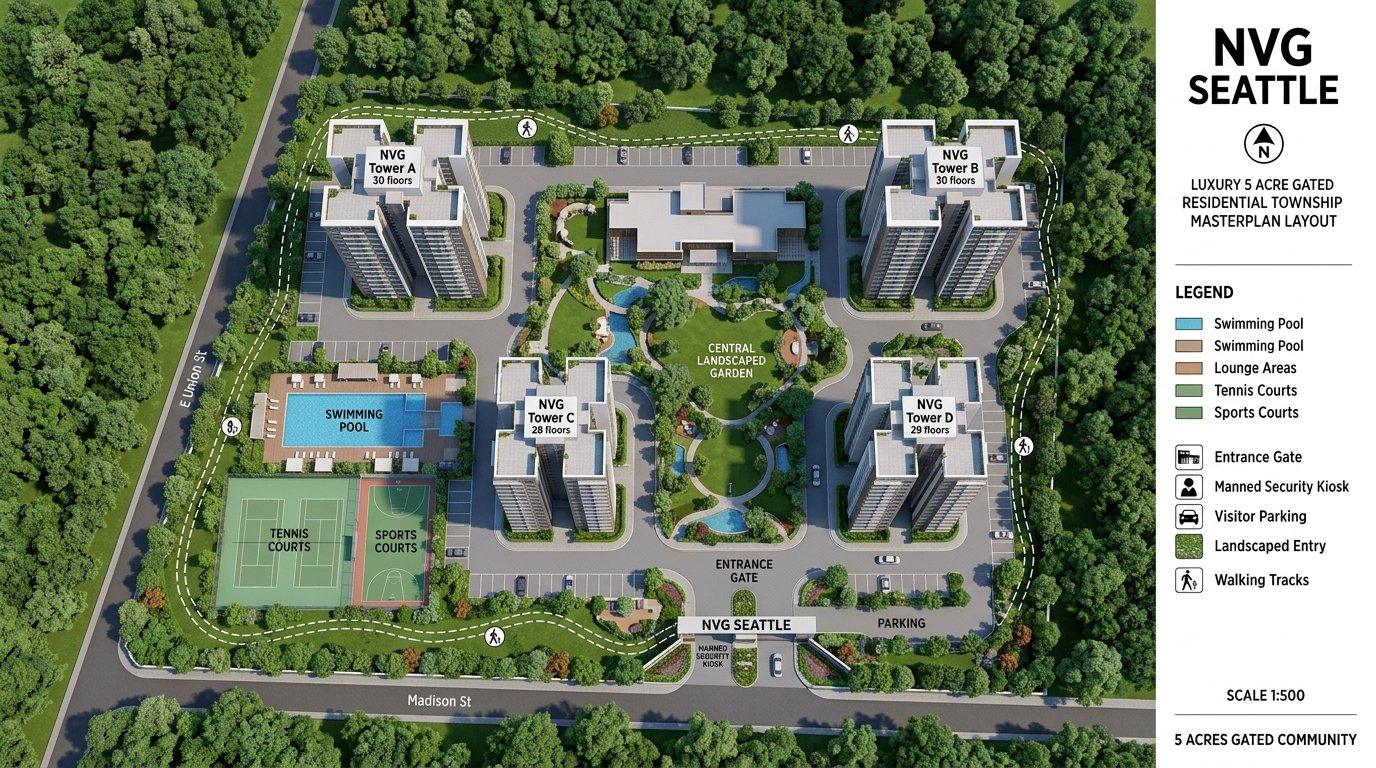 NVG Seattle 5-Acre Masterplan Layout